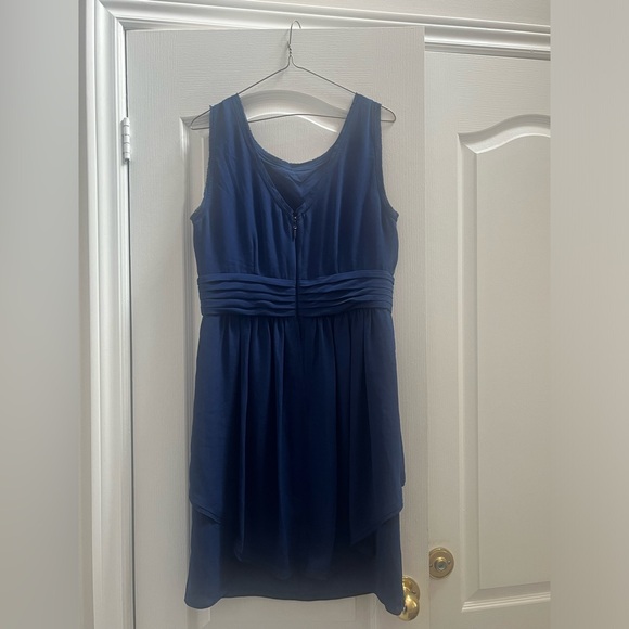 Size 12 Blue BCBG MaxAzria Dress - Picture 2 of 3